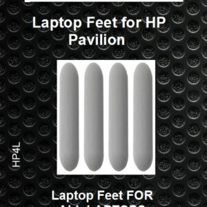 Laptop Rubber Feet for HP Pavilion	15-cw1095nr 	compatible kit GRAY (4 pc self adh. by 3M)