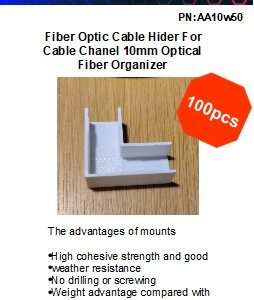 Fiber Optic Cable Hider For Cable Chanel 10mm Optical Fiber Organizer