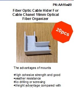 Fiber Optic Cable Hider For Cable Chanel 16mm Optical Fiber Organizer